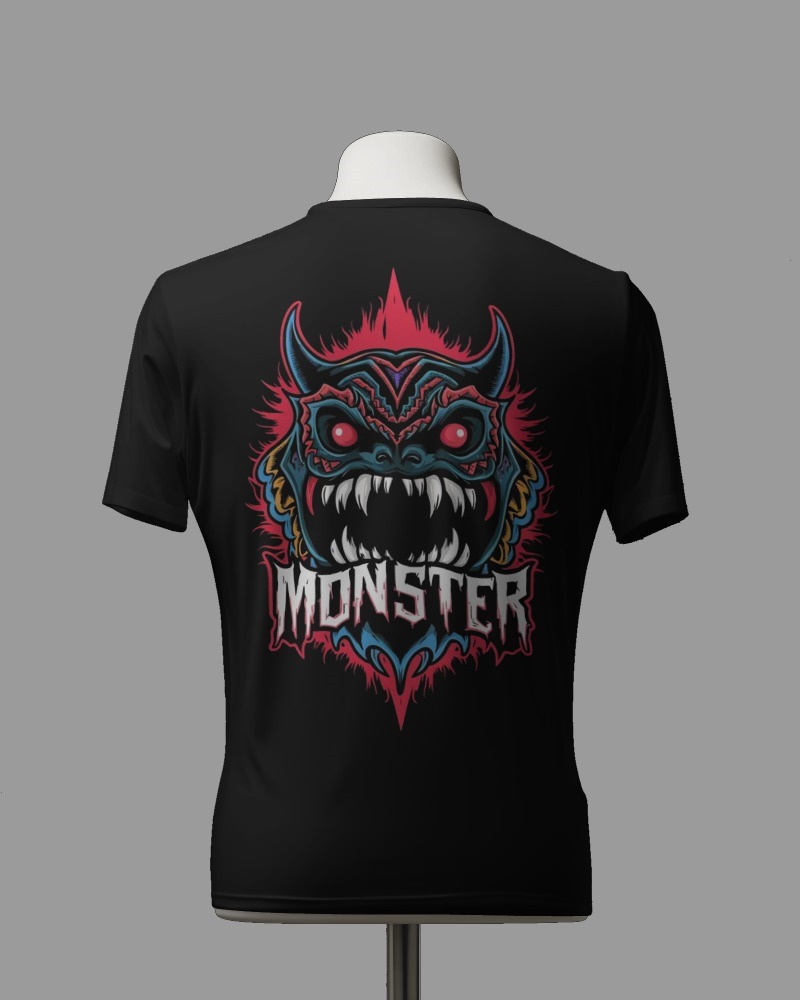 Monster T shirt For men's 100% cotton 