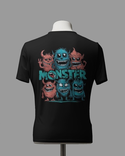 Monster Tshirt  For Men's 100 % Cotton 180 gsm 